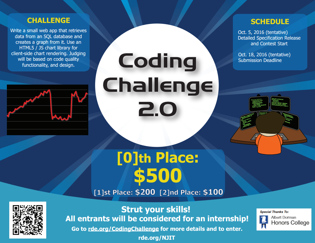 Coding Challenge Flyer