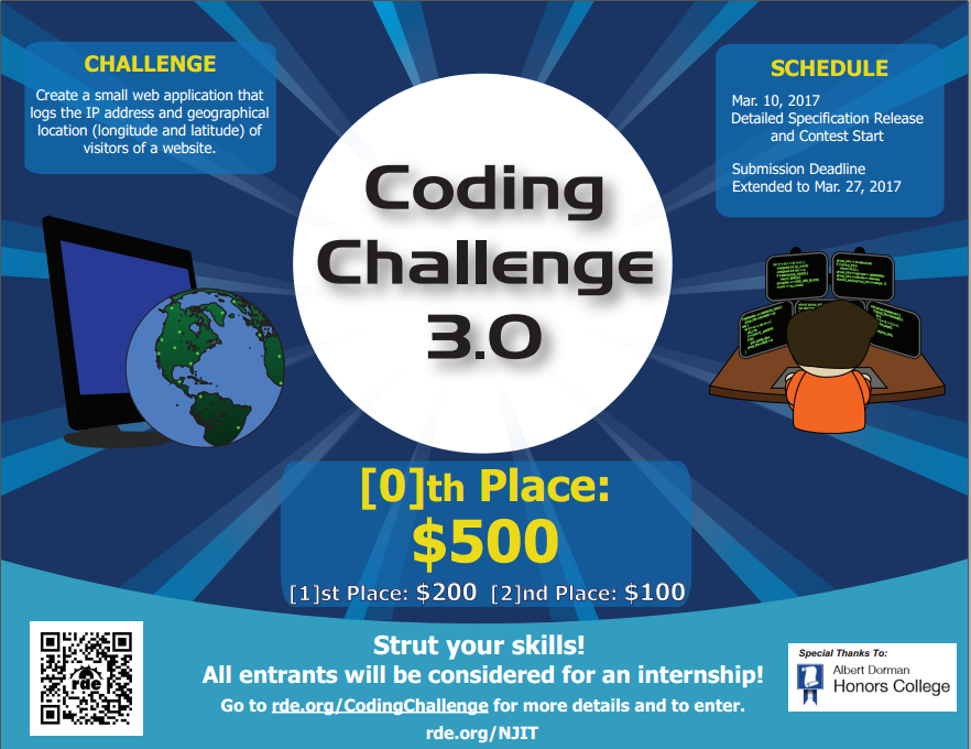 Coding Challenge Flyer